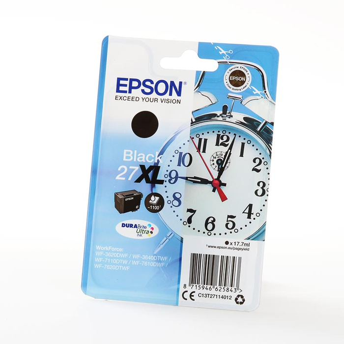 Epson Cartouche d'encre 27XL Noir C13T27114012 Epson Cartouche d'encre 27XL Noir C13T27114012