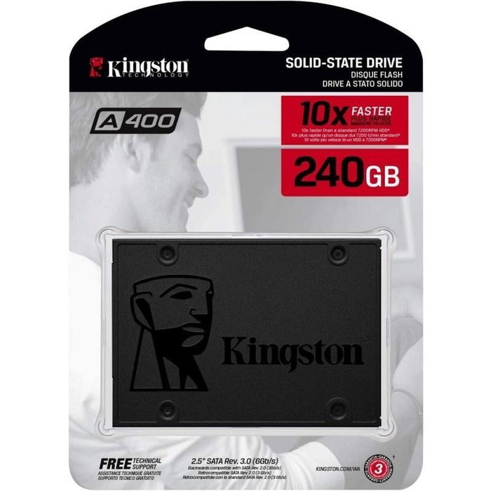 Kingston A400 SSD 240 Go 2,5 pouces SATA III
