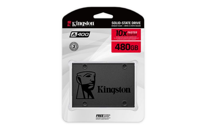 Kingston A400 480 Go SSD interne 2,5 pouces SATA