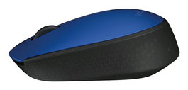 Logitech M171 - Souris sans fil 2.4 GHz, autonomie 12 mois avec une pile AA, compatible Windows/Mac/Chrome/Linux, bleue