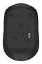 Logitech M171 - Souris sans fil 2.4 GHz, autonomie 12 mois avec une pile AA, compatible Windows/Mac/Chrome/Linux, bleue