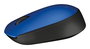 Logitech M171 - Souris sans fil 2.4 GHz, autonomie 12 mois avec une pile AA, compatible Windows/Mac/Chrome/Linux, bleue