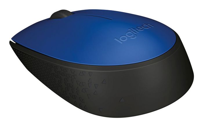 Logitech M171 - Souris sans fil 2.4 GHz, autonomie 12 mois avec une pile AA, compatible Windows/Mac/Chrome/Linux, bleue