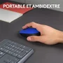 Logitech M171 Souris Sans Fil Bleue Ambidextre - Connexion 2,4 GHz, 12 Mois Autonomie, Compatible Windows/Mac/Chrome