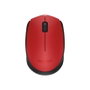 Logitech M171 Souris Sans Fil Ambidextre Rouge et Noir