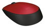 Logitech M171 Souris sans fil Optique Rouge