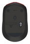 Logitech M171 Souris sans fil Optique Rouge