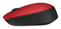 Logitech M171 Souris sans fil Optique Rouge