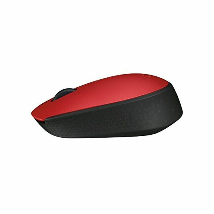 Logitech M171 Souris Sans Fil Ambidextre Rouge et Noir