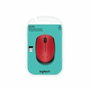 Logitech M171 Souris Sans Fil Ambidextre Rouge et Noir