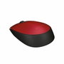 Logitech M171 Souris Sans Fil Ambidextre Rouge et Noir