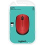 Logitech M171 Souris Sans Fil Ambidextre Rouge et Noir