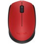 Logitech M171 Souris Sans Fil Ambidextre Rouge et Noir