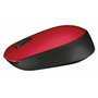 Logitech M171 Souris Sans Fil Ambidextre Rouge et Noir