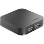 D-Link DUB-H4 Hub USB 2.0 4 Ports Type A avec câble