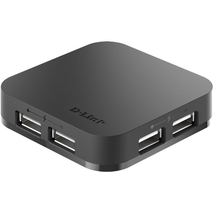 D-Link DUB-H4 Hub USB 2.0 4 Ports Type A avec câble D-Link DUB-H4 Hub USB 2.0 4 Ports Type A avec câble
