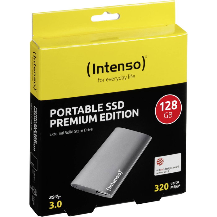 Intenso SSD externe Premium Edition 128 GB 1.8 pouces Anthracite Intenso SSD externe Premium Edition 128 GB 1.8 pouces Anthracite