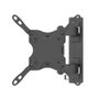 Tooq Support Mural pour TV 13-42 Pouces, écran Plat, Inclinable +5/-12, Pivotant +90/-90, Nivelable +3/-3, Distance 60-364mm, Charge Max 20kg