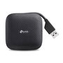 TP-Link UH400 - Hub USB 3.0 Portable 4 Ports, Haut Débit 5Gbps, Compact avec Connecteur Rétractable pour Ordinateur