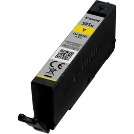 Canon CLI-581Y XL (2051C001) - Cartouche d'encre jaune d'origine - 8.3 ml - Haute capacité - Compatible PIXMA série TS/TR - ChromaLife100 - Impression jusqu'à 187 pages