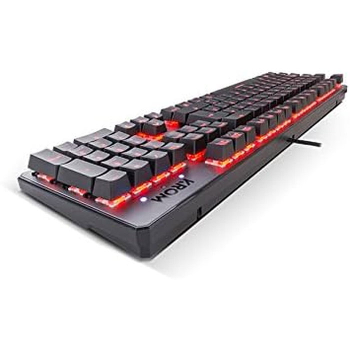 Clavier pour jeu Krom Kernel Noir Espagnol Qwerty
