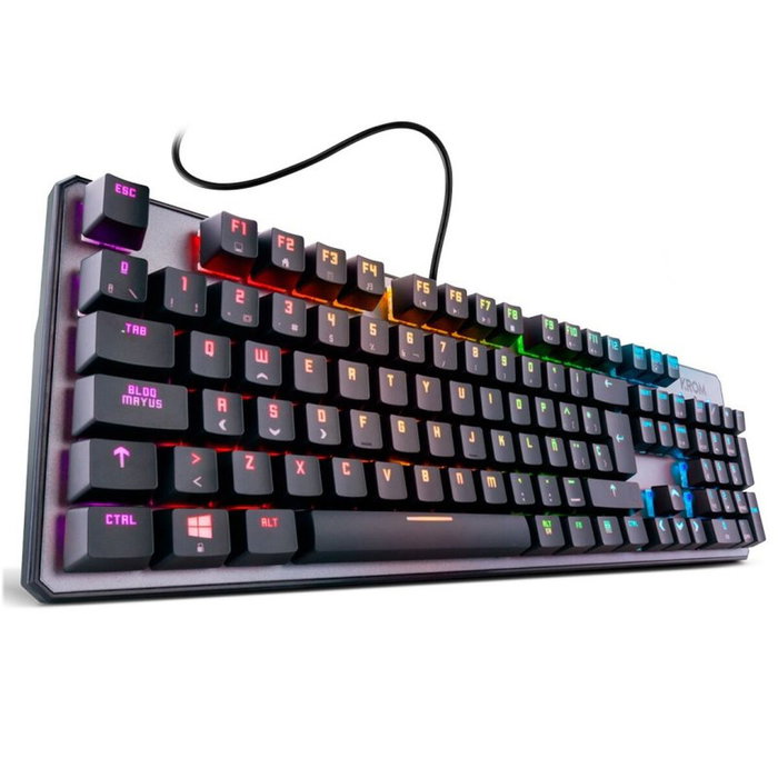 Clavier pour jeu Krom Kernel Noir Espagnol Qwerty