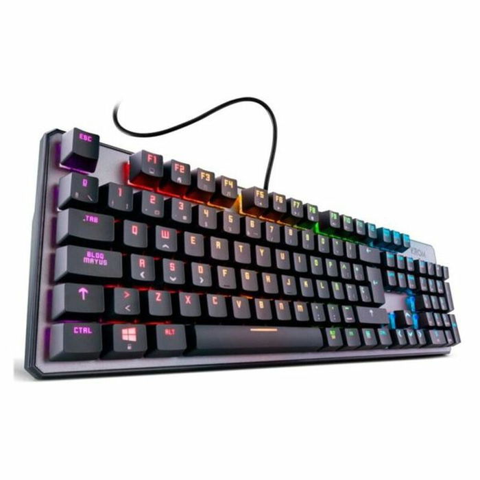 Clavier Krom NXKROMKRNL Noir Espagnol Qwerty Clavier Krom NXKROMKRNL Noir Espagnol Qwerty