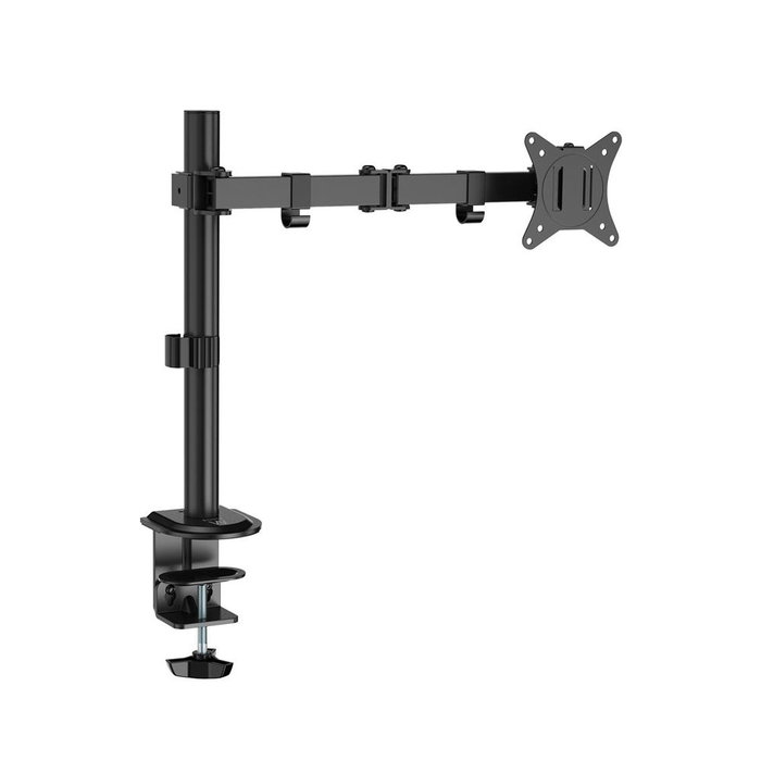Ewent EW1510 Support pour moniteur de bureau 13-34 pouces, bras unique, VESA 75x75/100x100 mm, inclinaison et rotation, charge max 9 kg