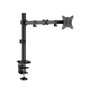 Ewent EW1510 Support pour moniteur de bureau 13-34 pouces, bras unique, VESA 75x75/100x100 mm, inclinaison et rotation, charge max 9 kg