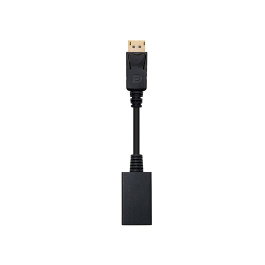 Nanocable 10.16.0502 Adaptateur DisplayPort vers HDMI mâle-femelle 15 cm noir