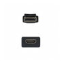 Nanocable 10.16.0502 Adaptateur DisplayPort vers HDMI mâle-femelle 15 cm noir