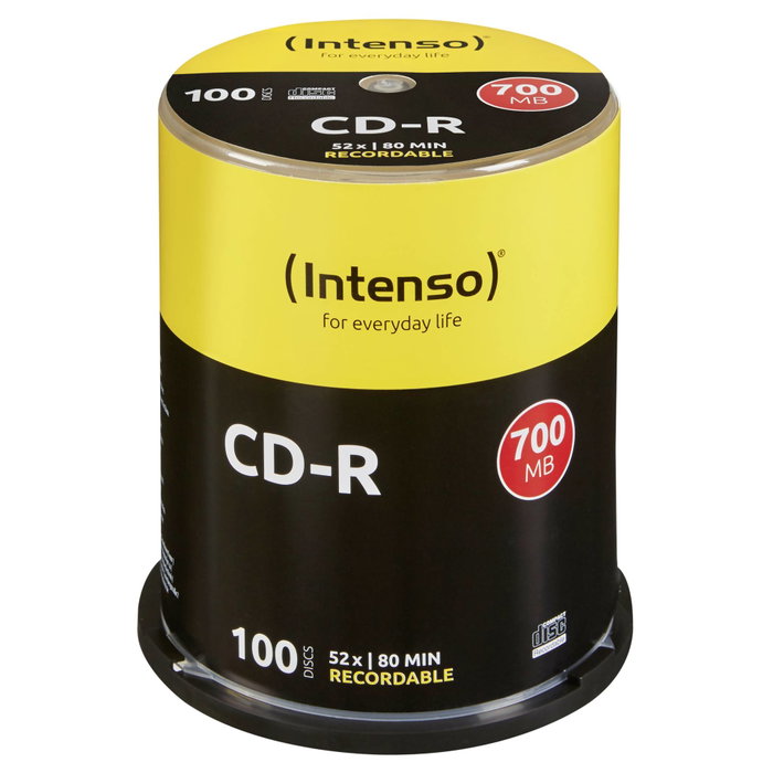 Intenso Tarrina de 100 CD-R vierges 700MB/80min Intenso Tarrina de 100 CD-R vierges 700MB/80min