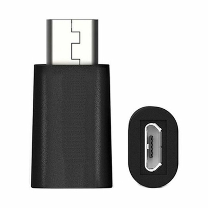 Adaptateur USB C vers Micro USB 2.0 Ewent EW9645 5V Noir Adaptateur USB C vers Micro USB 2.0 Ewent EW9645 5V Noir