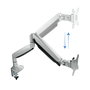 TooQ DB3032TNR Support de Table pour Moniteur 13-32 Pouces, Inclinable, Rotation, Platine, 9 kg