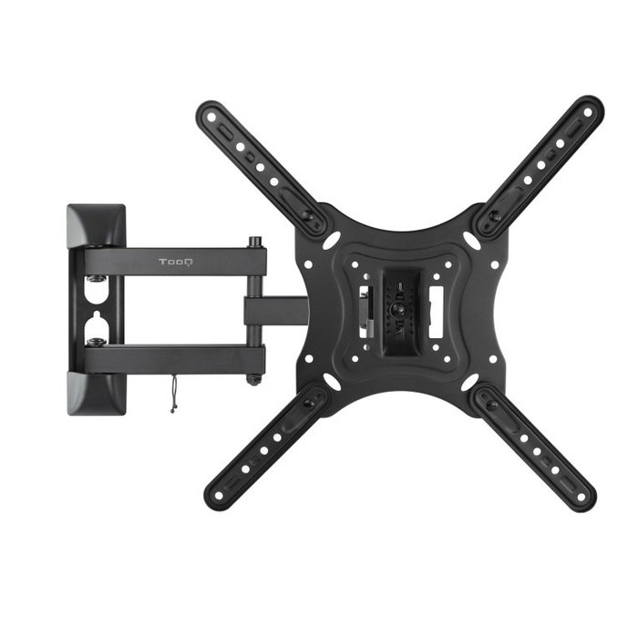 Tooq LP6055TN Support Mural TV 23-55 Pouces Noir Inclinable Rotatif VESA 400x400mm 30kg