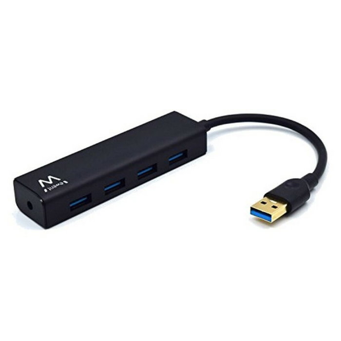 Hub USB Ewent EW1136 4 x USB 3.0 Noir Hub USB Ewent EW1136 4 x USB 3.0 Noir