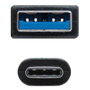 Nanocable Câble USB 3.1 Gen2 10Gbps USB-C vers USB-A 1.0m Noir