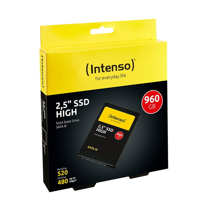 Intenso 3813460 HIGH SSD 960GB 2.5" SATA3 - Disque SSD Interne