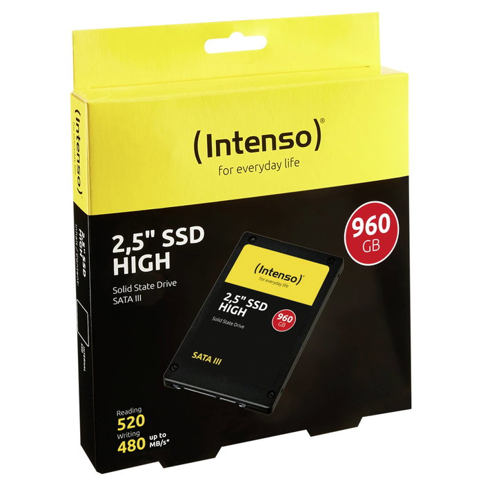 Intenso Intenso 2,5 SSD HIGH 960GB SATA III Intenso Intenso 2,5 SSD HIGH 960GB SATA III