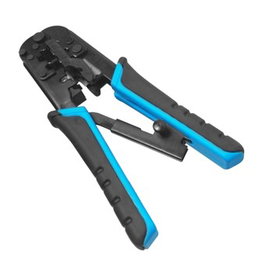 Wp European Cabling Solution WPC-TLA-002 - Pince à sertir modulaire pour RJ11, RJ12 et RJ45 avec cliquet