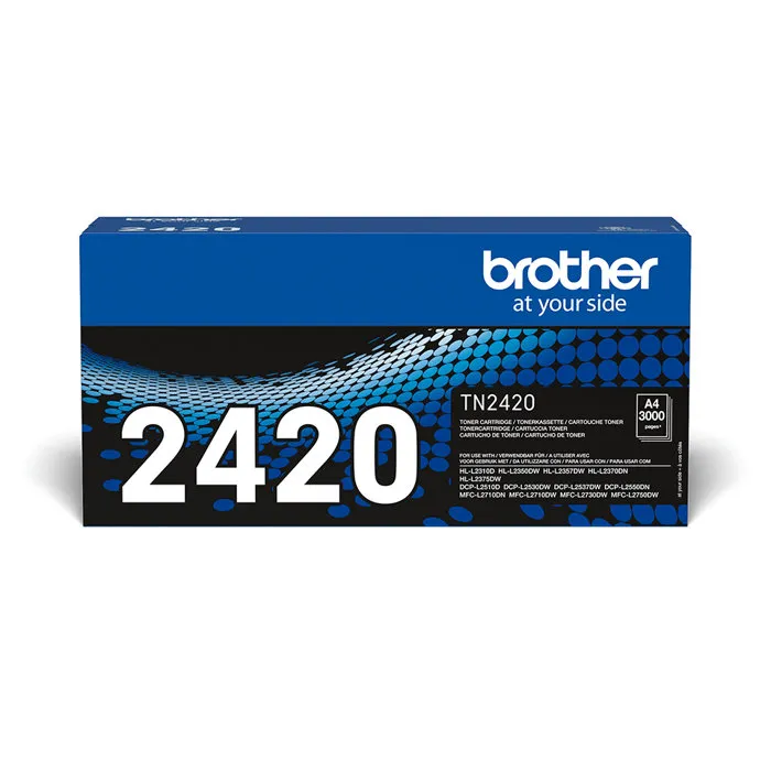 Brother TN2420 - Cartouche de toner noir haute capacité pour imprimante laser - Rendement 3000 pages