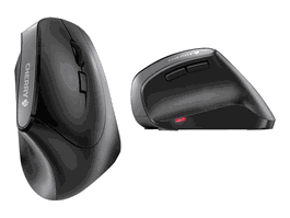 Cherry MW4500B Souris Sans Fil avec USB 2.4 GHz, JW-4500, Noir - Souris Optique avec 3 Boutons