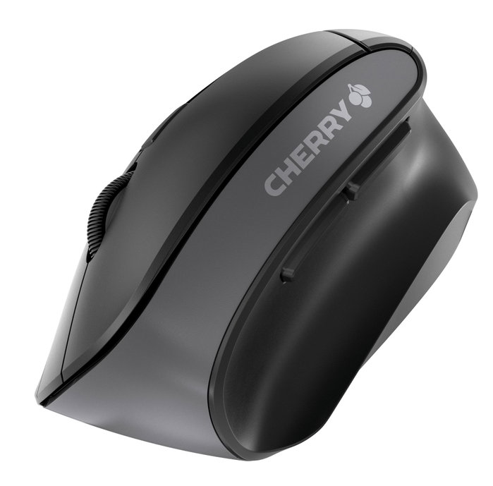 Cherry MW 4500, Souris verticale sans fil noire