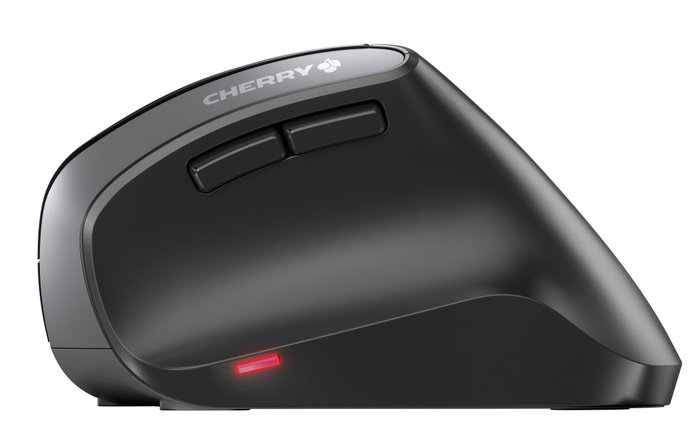 Cherry MW 4500, Souris verticale sans fil noire