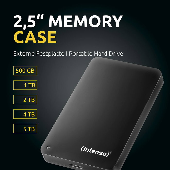 Intenso 6021512 Disque dur externe 4 To 2,5 pouces Noir Intenso 6021512 Disque dur externe 4 To 2,5 pouces Noir