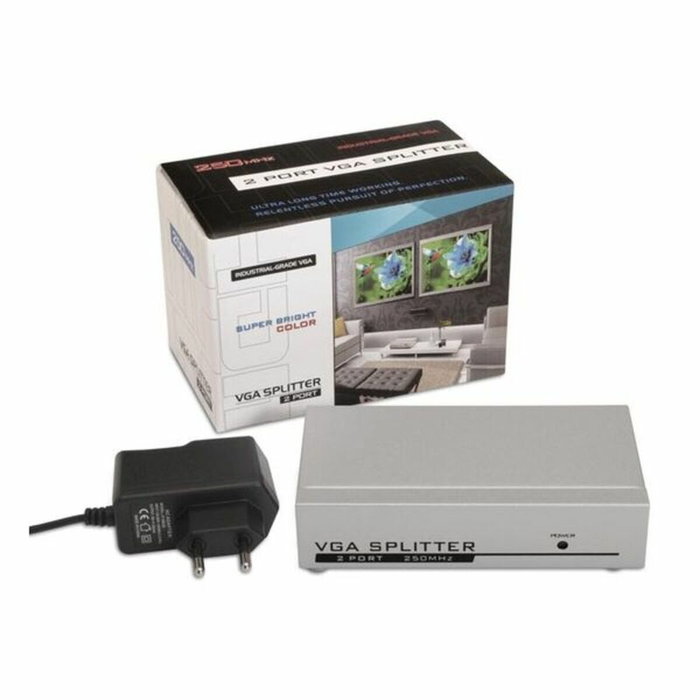 Commutateur VGA avec 2 Ports NANOCABLE AISCOV0074 Commutateur VGA avec 2 Ports NANOCABLE AISCOV0074