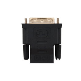 Nanocable Adaptateur DVI 24+1 vers HDMI Femelle - Convertisseur DVI-D HDMI, Noir