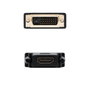 Nanocable Adaptateur DVI 24+1 vers HDMI Femelle - Convertisseur DVI-D HDMI, Noir