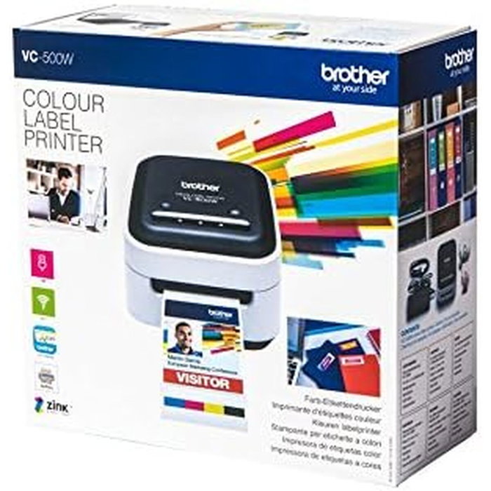 Brother VC-500W - Imprimante d'étiquettes couleur WiFi et USB