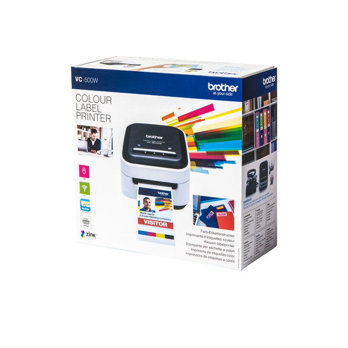 Brother VC-500W - Imprimante d'étiquettes couleur WiFi et USB